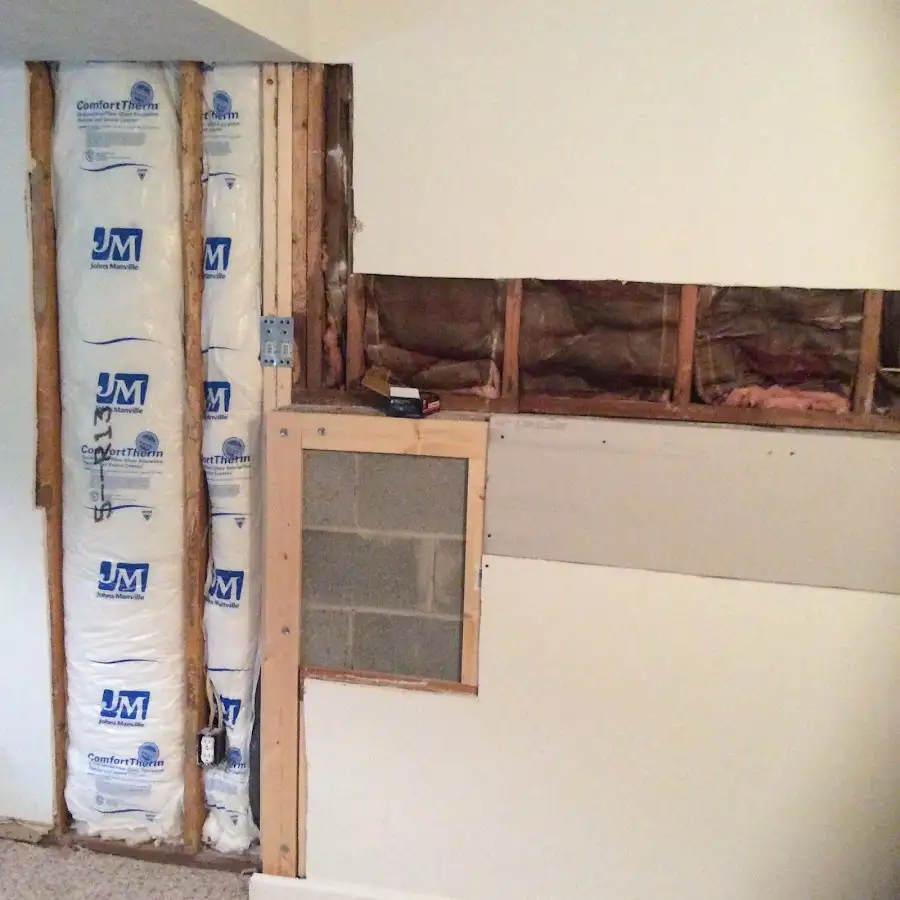 Wall insulation replacement during Odor Removal & Deodorization in Telford